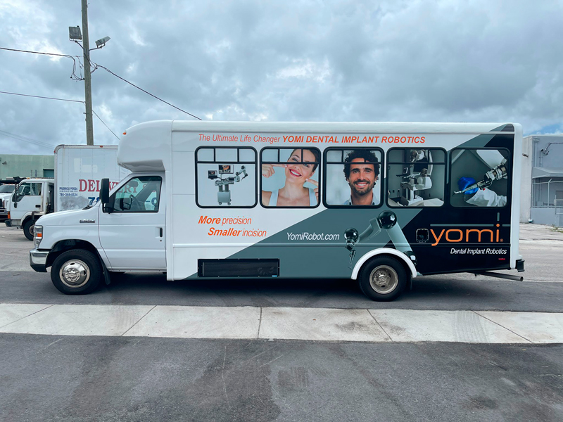 Yomi Robot Truck wrap