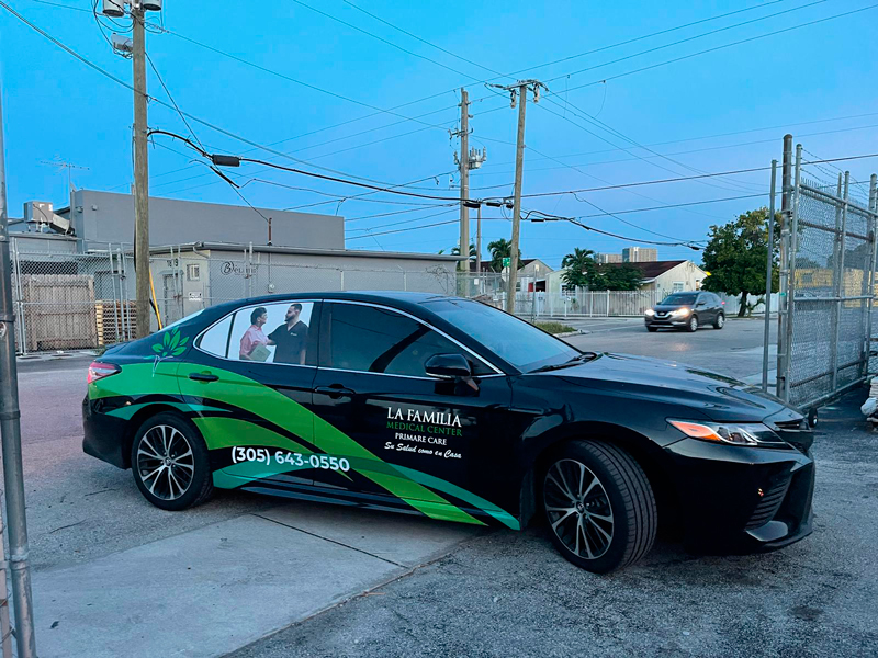 Camry Partial Wrap