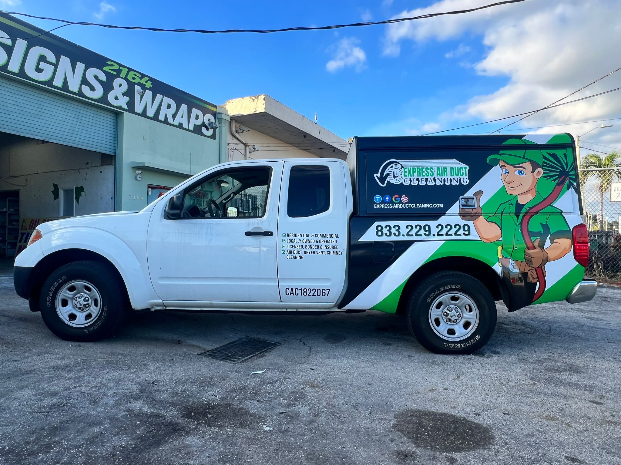 AirDuck pickup partial wrap