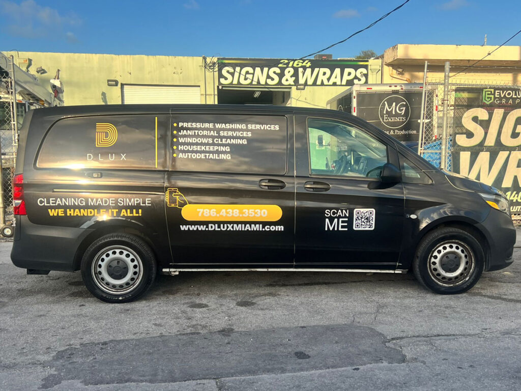 Dlux Mercedes Full Color wrap