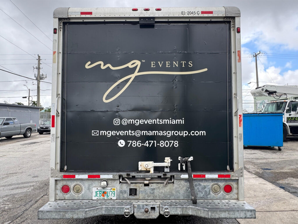 Mg Box Truck Full Wrap