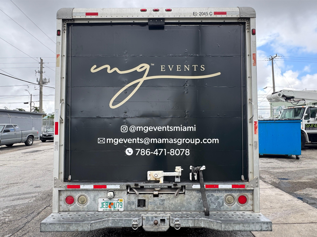Mg Box Truck Full Wrap